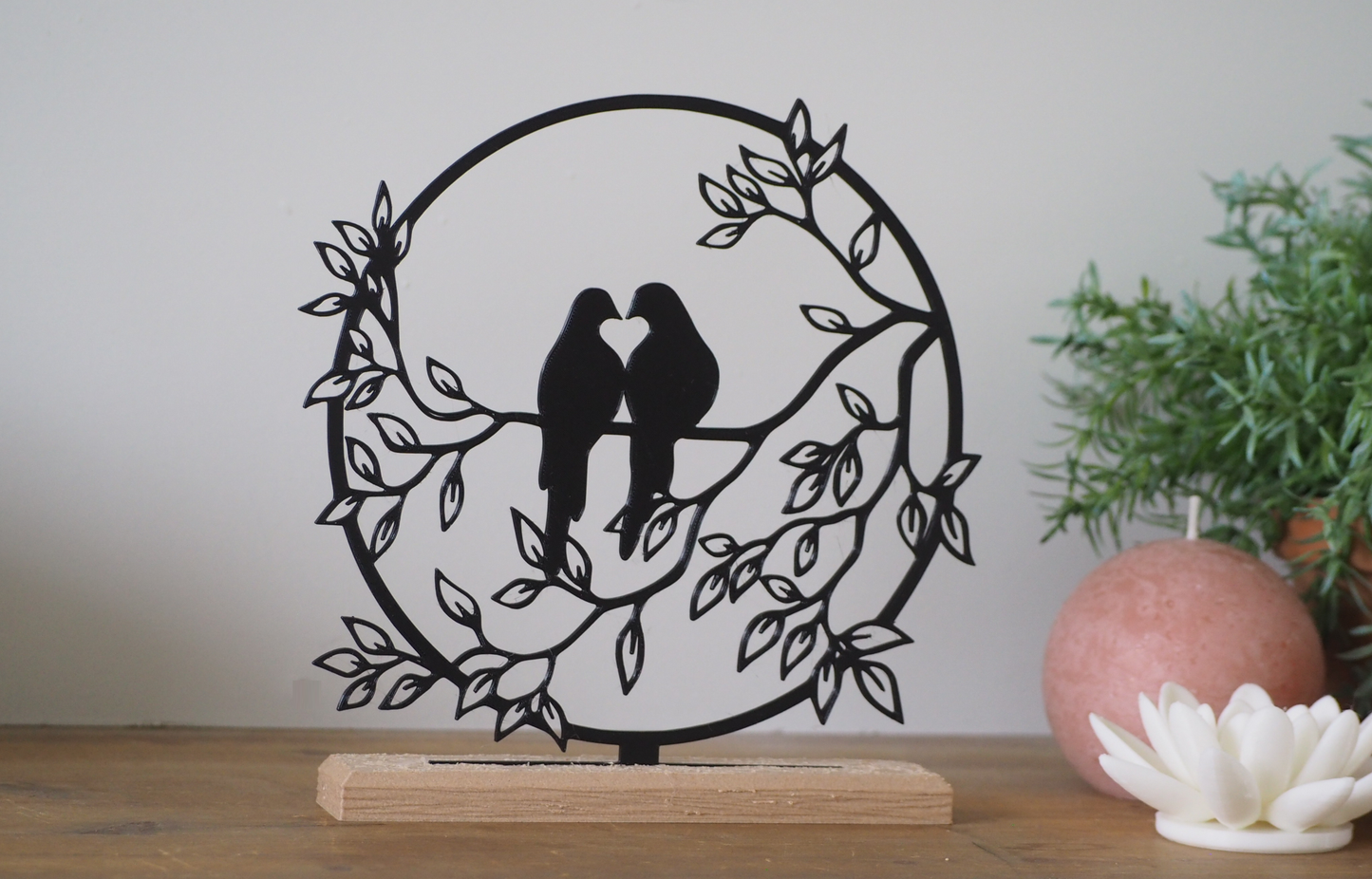 Love birds ornament