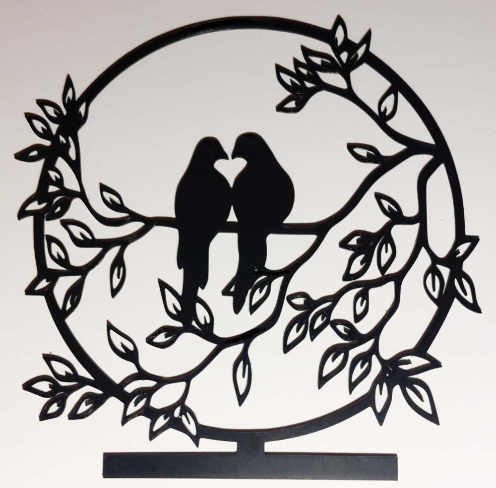 Love birds ornament